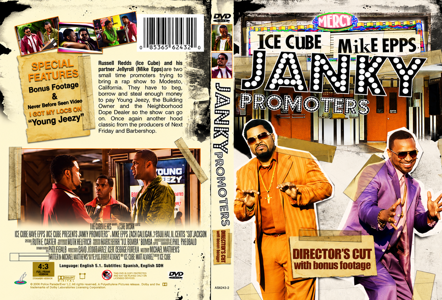 Janky Promoters · Full DVD packaging wrap