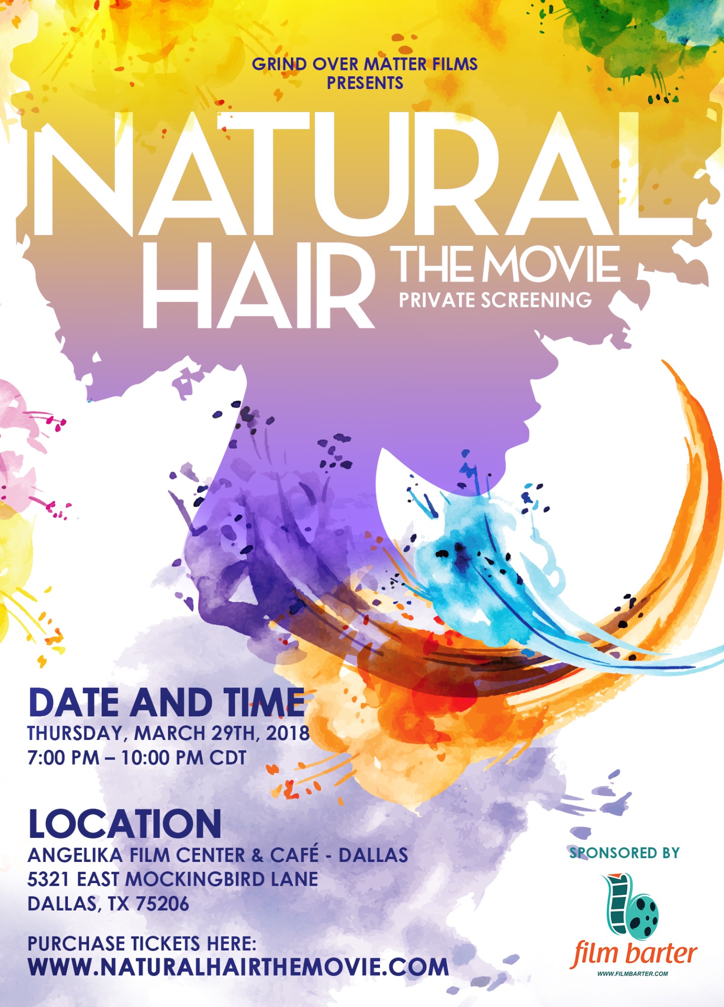 Dallas private screening · Alternate visual direction