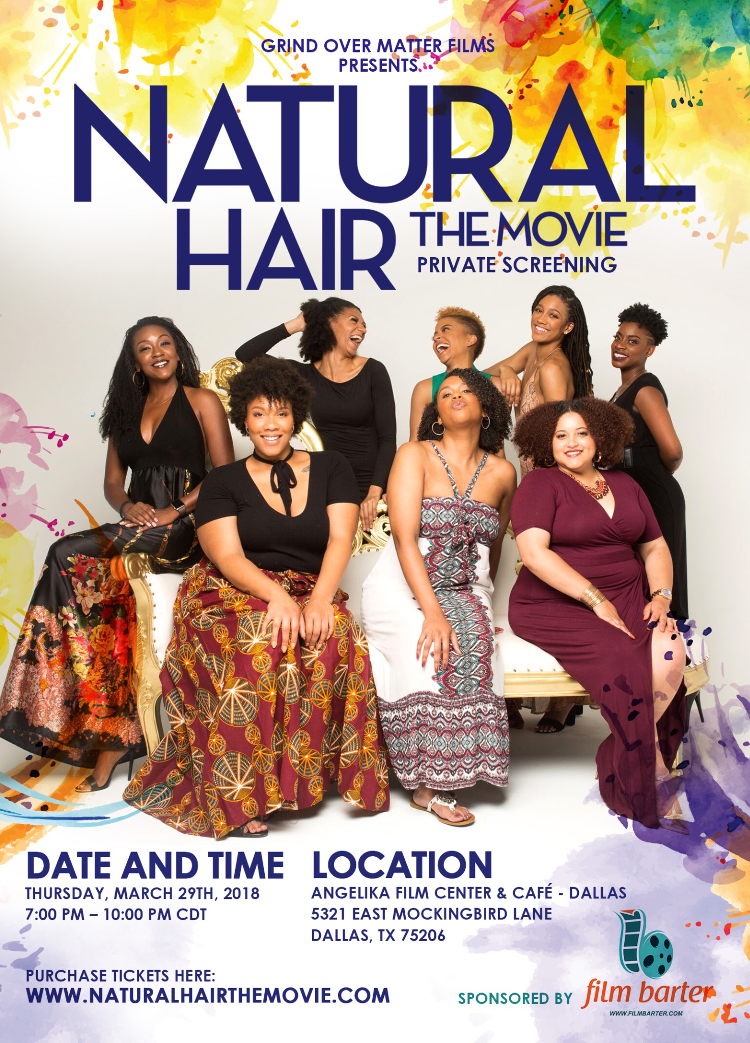 Dallas private screening · Ensemble flyer