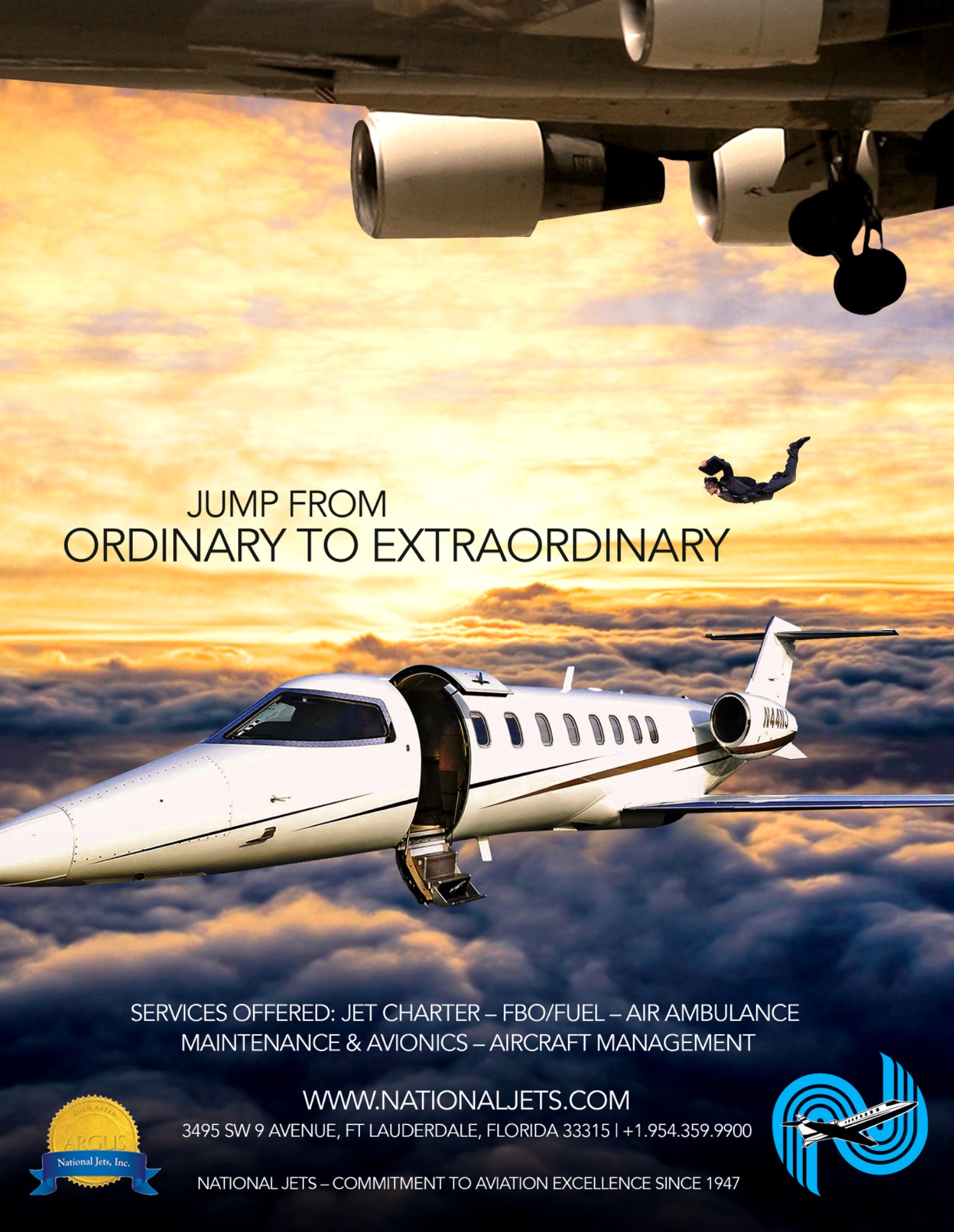 Original National Jets magazine advertisement