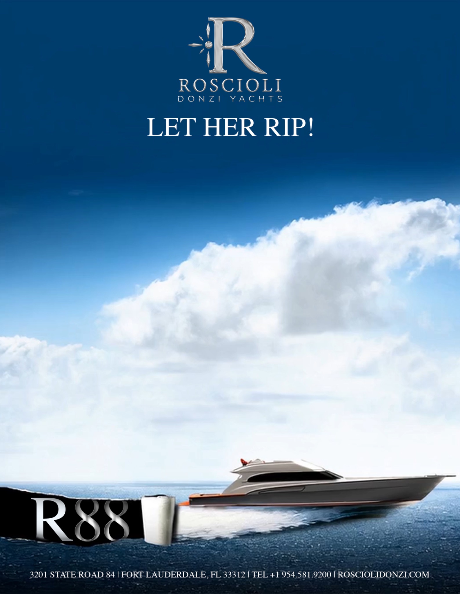 Original Roscioli Yachting magazine advertisement