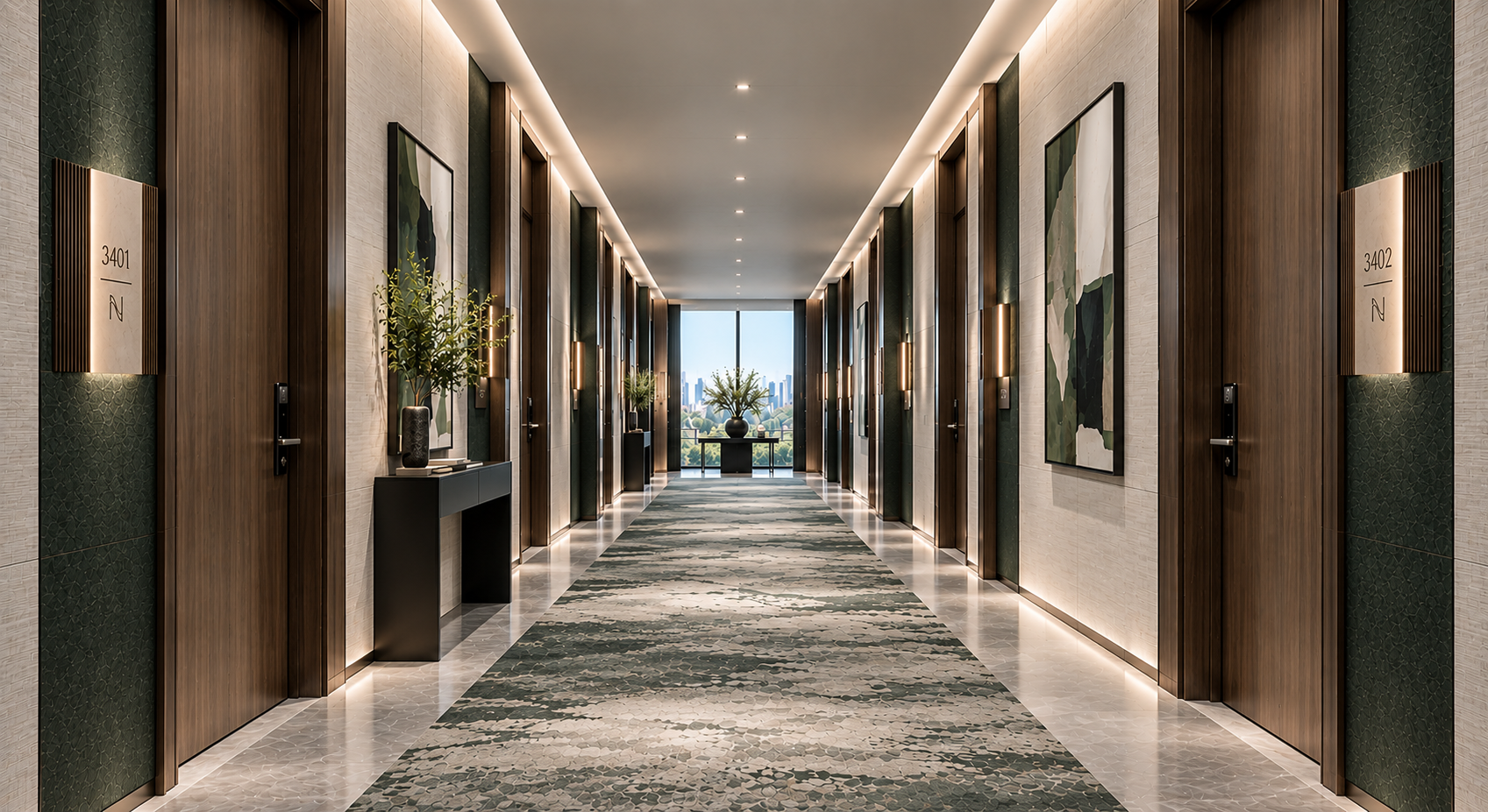 The Nagi corridors / the way home original concept image